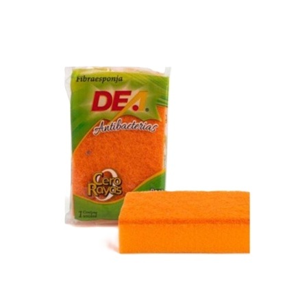 FIBRA ESPONJA ANTIBACTERIAL CERO RAYA