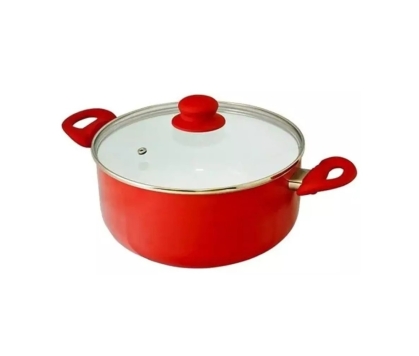 CACEROLA TEFLON CERAMICA ROJO N� 26