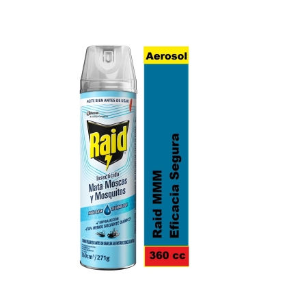 RAID AEROSOL MMM EFICACIA SEGURA 360CC
