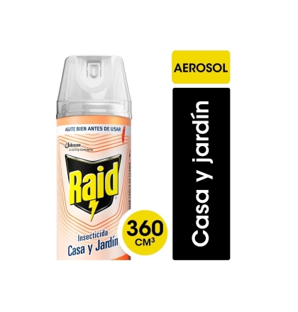 RAID AEROSOL C Y J EFICACIA SEGURA 360CC