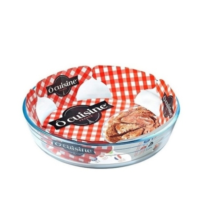 TORTERA VIDRIO REDONDA 26 CM