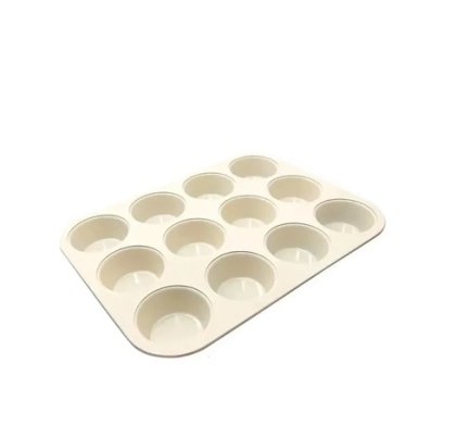 MOLDE TEFLON CERAMICO MUFFINS 12 CAV