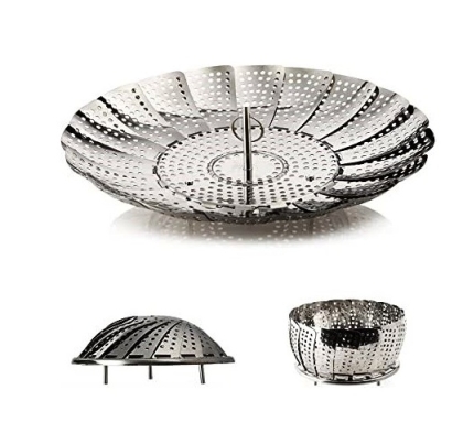 VAPORERA ACERO INOX VERDURA 23 CM