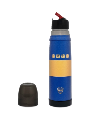 TERMO ACERO LUMINOX BOCA JUNIOR 1 LT