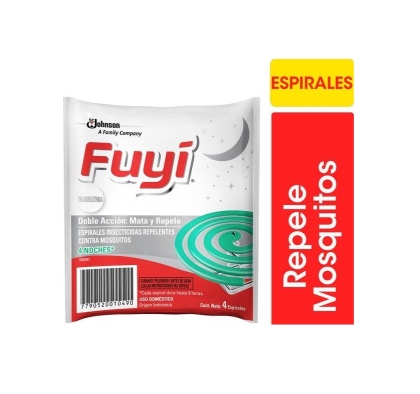 FUYI ESPIRALES VERDE SOBRE X 4