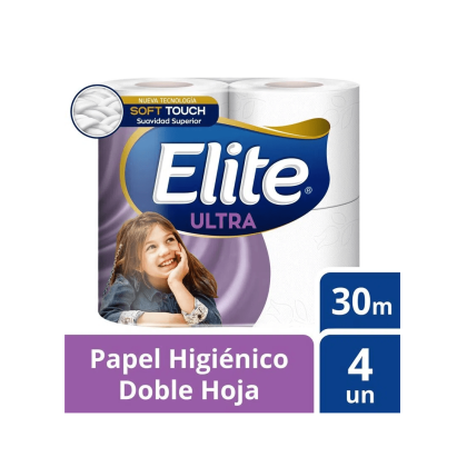 PAPEL HIG ELITE ULTRA DH 30 MT X 4 ROLLO