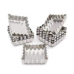 MOLDE TARTELETA CUADRADO X 12