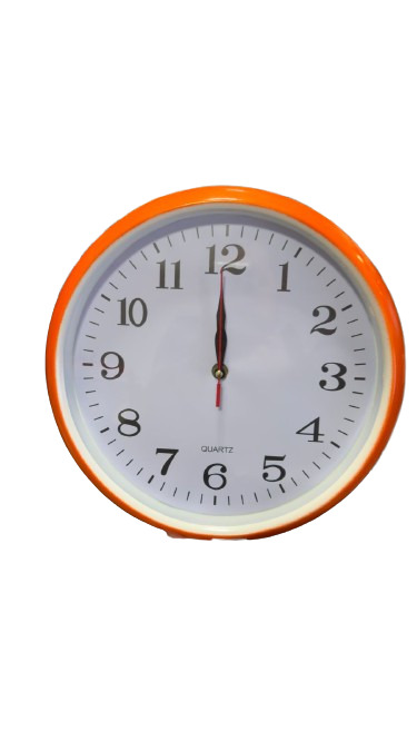 RELOJ PARED PLASTICO REDONDO 30 CM