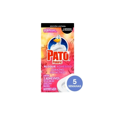 PATO PURIFIC ADHESIVO DURAZNO 24.6 GR