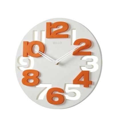 RELOJ PARED REDONDO 3 D