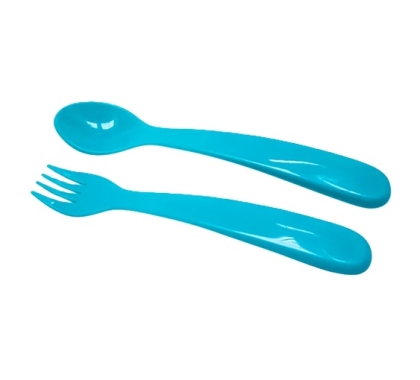 CUCHARA/TENEDOR INFANTIL B X 2
