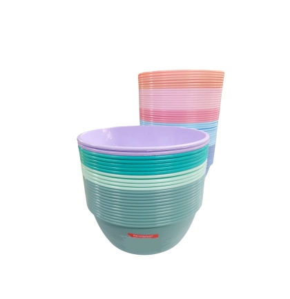 ENSALADERA PLASTICA REDONDA 3400 CC