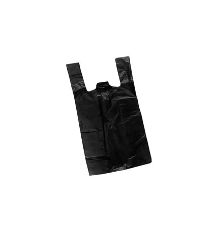 BOLSA CAMISETA NEGRA 30 X 40