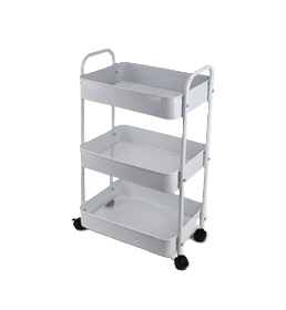 CANASTO MULTIUSO RUEDAS 3 ESTANTES