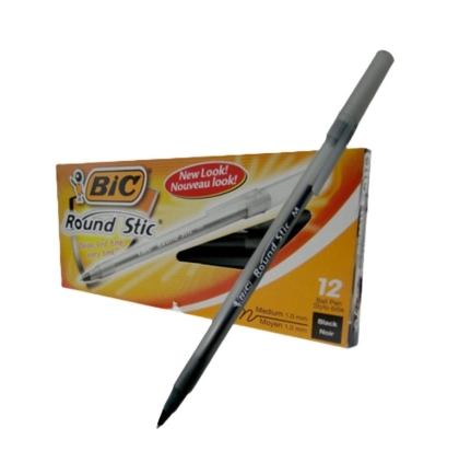 BOLIGRAFO BIC ROUND MEDIO NEGRO