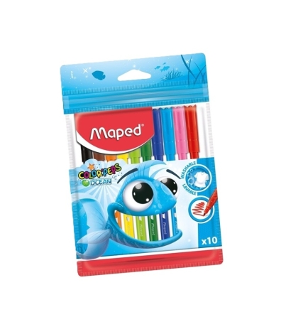 MARCADOR COLOR PEPS OCEAN E X 10