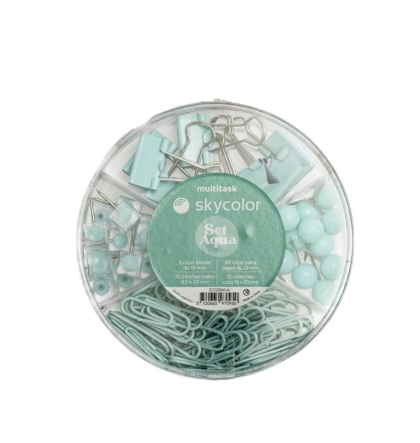 SET AQUA CIRCULAR SKY COLOR X 4