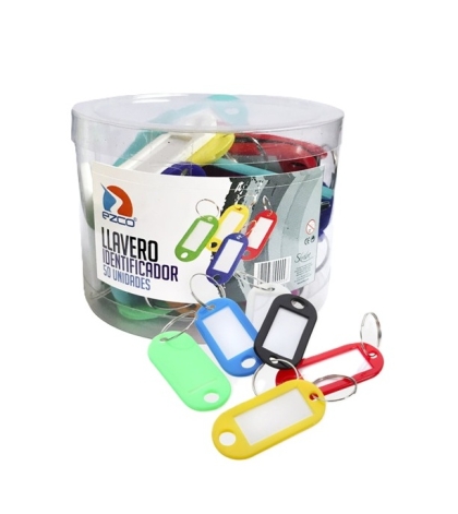 LLAVERO PLASTICO IDENTIFICADOR