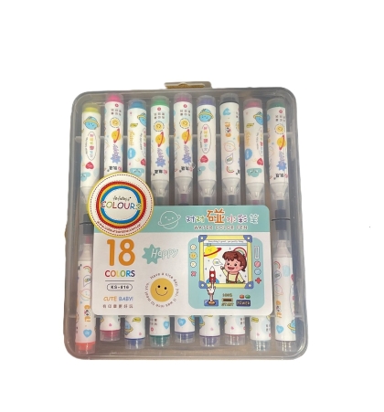 MARCADOR MINI CON SELLO X 18