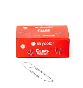 CLIPS METALICO 100 UNIDAD 42 MM