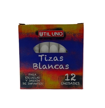 TIZA BLANCA UTIL X 12