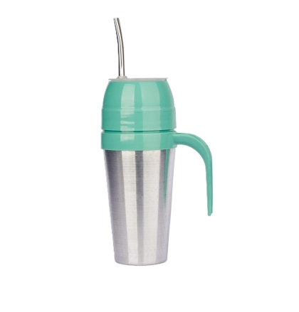 MATE LISTO ACERO BOMBILLA METAL 400 CC