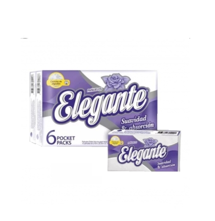 PA�UELO TISSUE ELEGANTE D/H 10 PA�UELOS