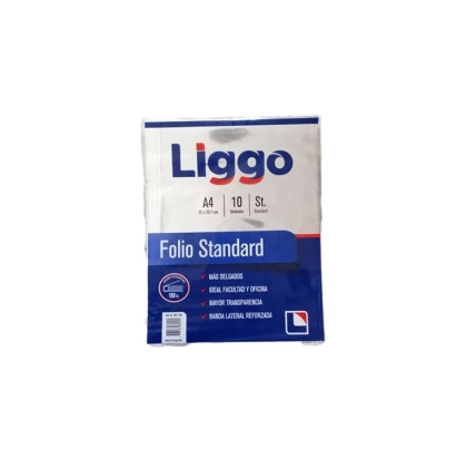 FOLIO STANDAR A4 X 10