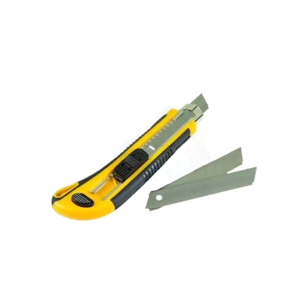 TRINCHETA PLASTICA + REPUESTO BLISTER