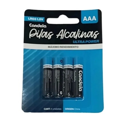 PILA CANDELA AAA X 4 U