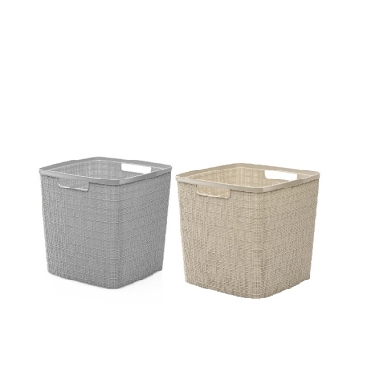 CAJA PLASTICA YUTE CUADRADA 17 LT