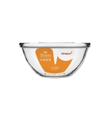 BOWL VIDRIO SEMPRE 2 LT