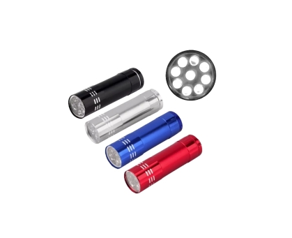 LINTERNA IMPORT 9 LED 8 CM