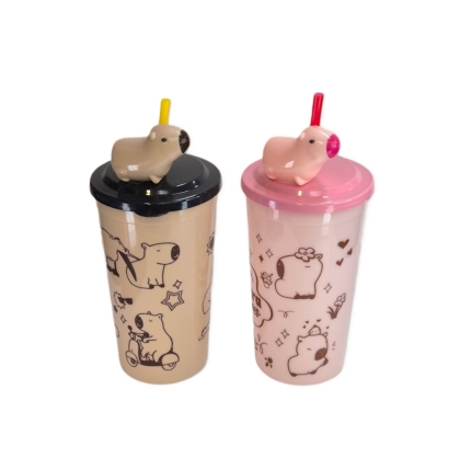 VASO PLASTICO CAPIBARA MU�ECO