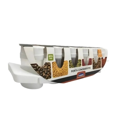 SET X 6 ESPECIERO PLASTICO REPISA