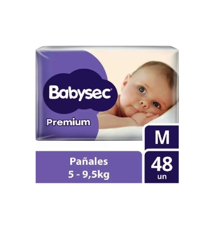 PAÑAL BABYSEC PREMIUM FLEXI M 48