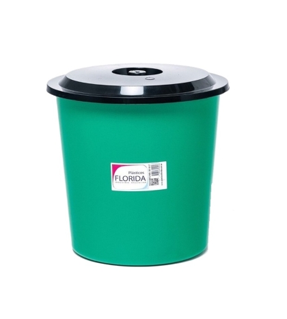 RESIDUO PLASTICO REDONDO FLORA 12 LT 