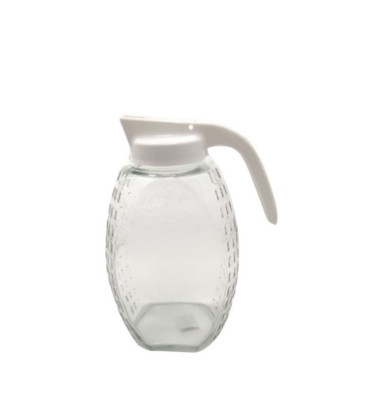 JARRA VIDRIO ANDINA 1.8 LT TAPA BLANCA 