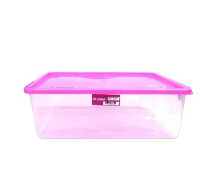 HERMETICO PLASTICO RECTANGULAR DIF 0.6 LT 