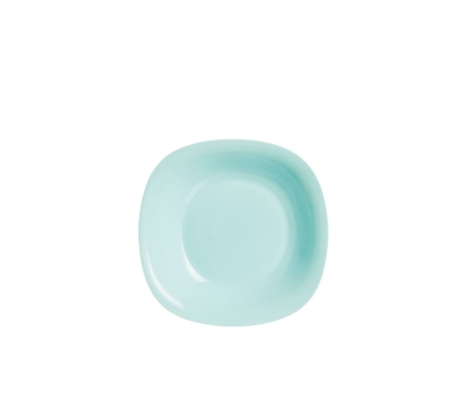 PLATO VIDRIO CARINE TURQUESA HONDO