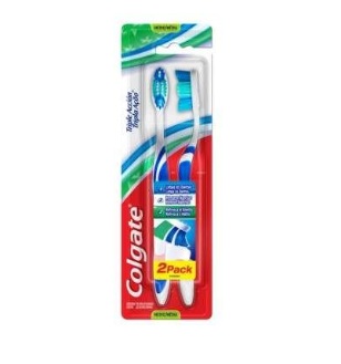 CEPILLO DENTAL COLGATE TRIPLE ACCION M 2 X 1
