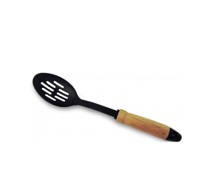 CUCHARA LEGUMB NYLON MANGO MADERA TK