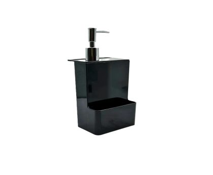 DISPENSER ACRILICO GLASS CON PORTA PAÑO 600 M