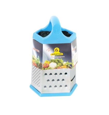 RALLADOR ACERO CH 6 CARAS BASE GOMA