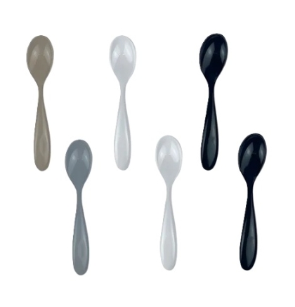 CUCHARA PLASTICA POSTRE X 6