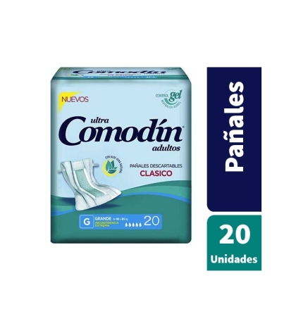 PAÑAL COMODIN GRANDE 20 U