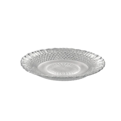 PLATO VIDRIO BARROCO POSTRE
