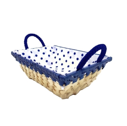 PANERA MIMBRE TELA CUADRADA SOGA 22 CM