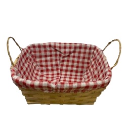 PANERA MIMBRE TELA CUADRADA 22 CM