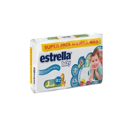 PAÑAL ESTRELLA JUNIOR 50